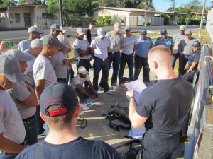 Panama - SCBA drill