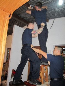 Panama - Installing a Fire plan for school 2
